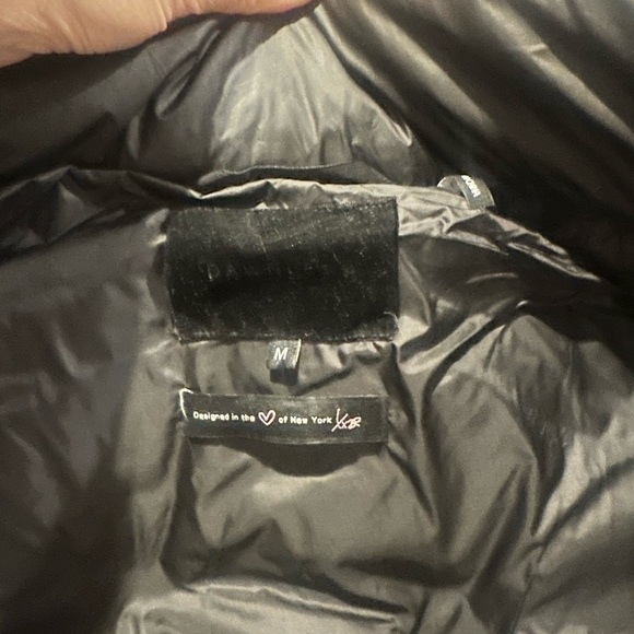 Dawn Levy Milly Black Fur Trim Puffer Coat - Picture 4 of 9